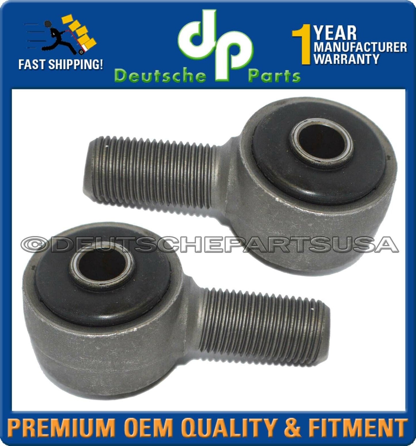 Porsche 911 912 914 Steering Tie Rod Ends Forks Bolts Front LH + RH Set of 6