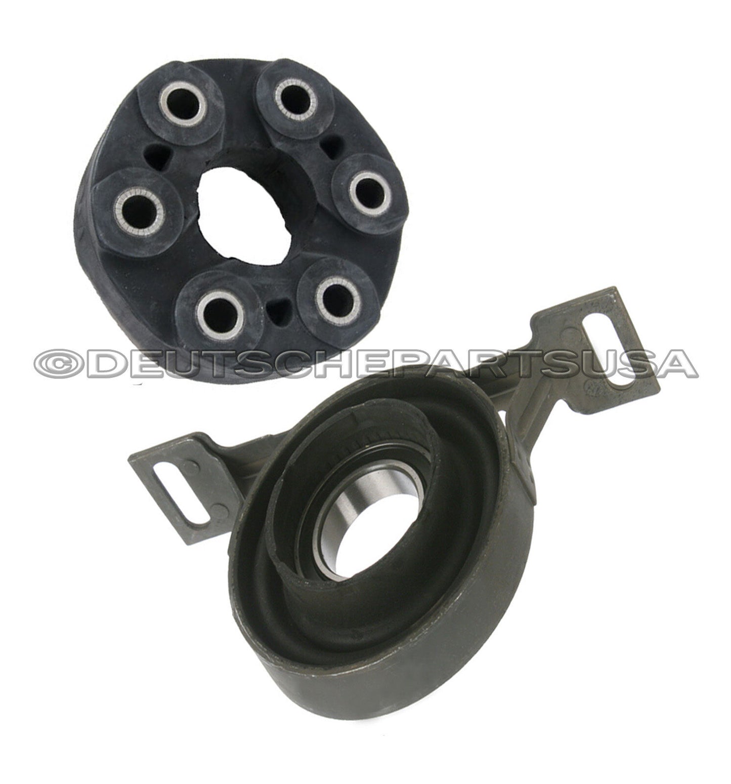 Drive Shaft Flex Disc Joint Guibo + Center Support Bearing for BMW E39 535i
