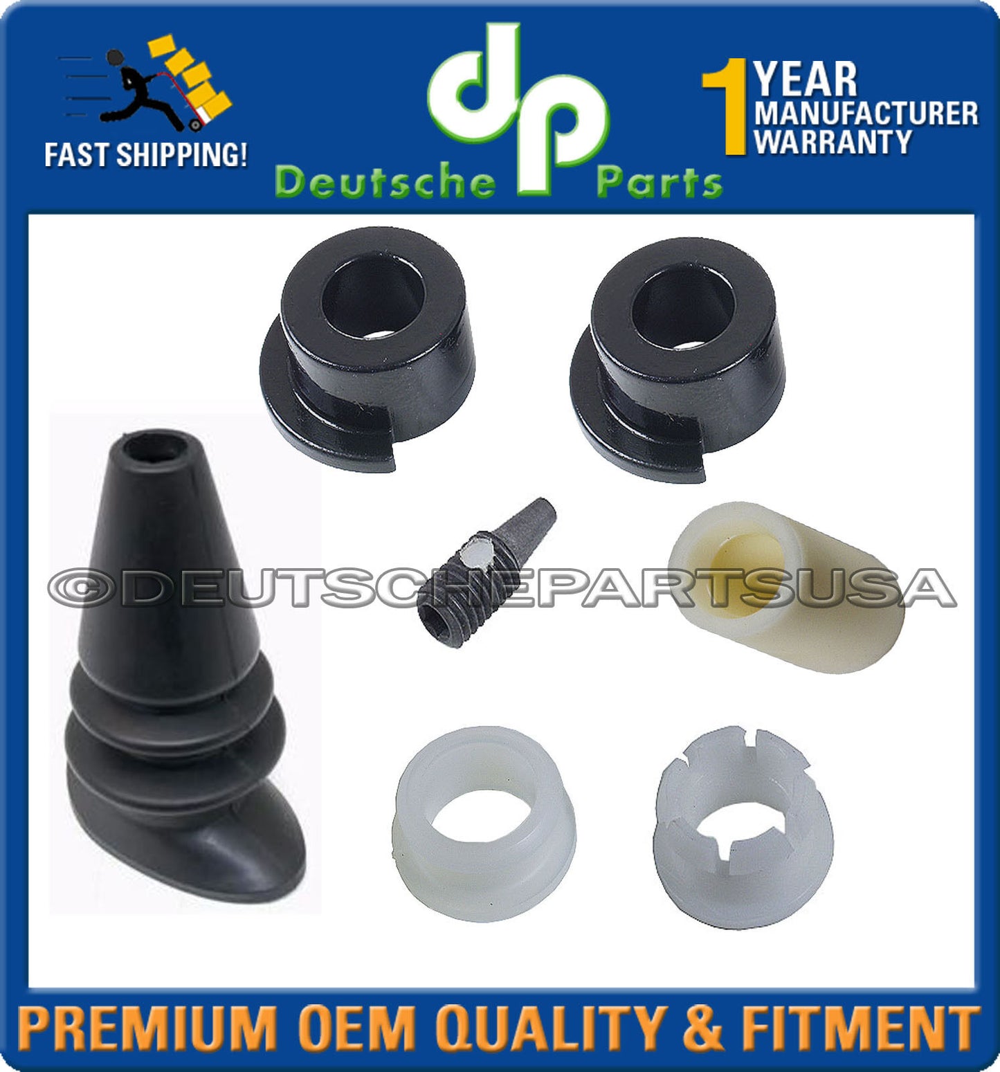 Shifter REBUILD Kit Bushing Ball Cup Boot Coupler For Porsche 914 (73-76) Set 7