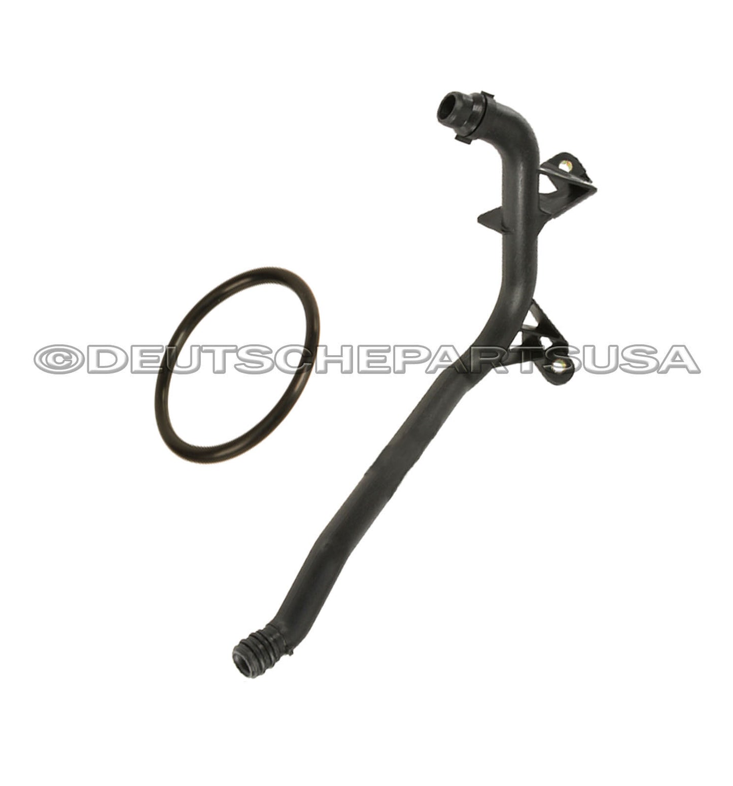 WATER PUMP PIPE to COOLANT EXPANSION TANK HOSE + ORINGS 11537502000 for BMW