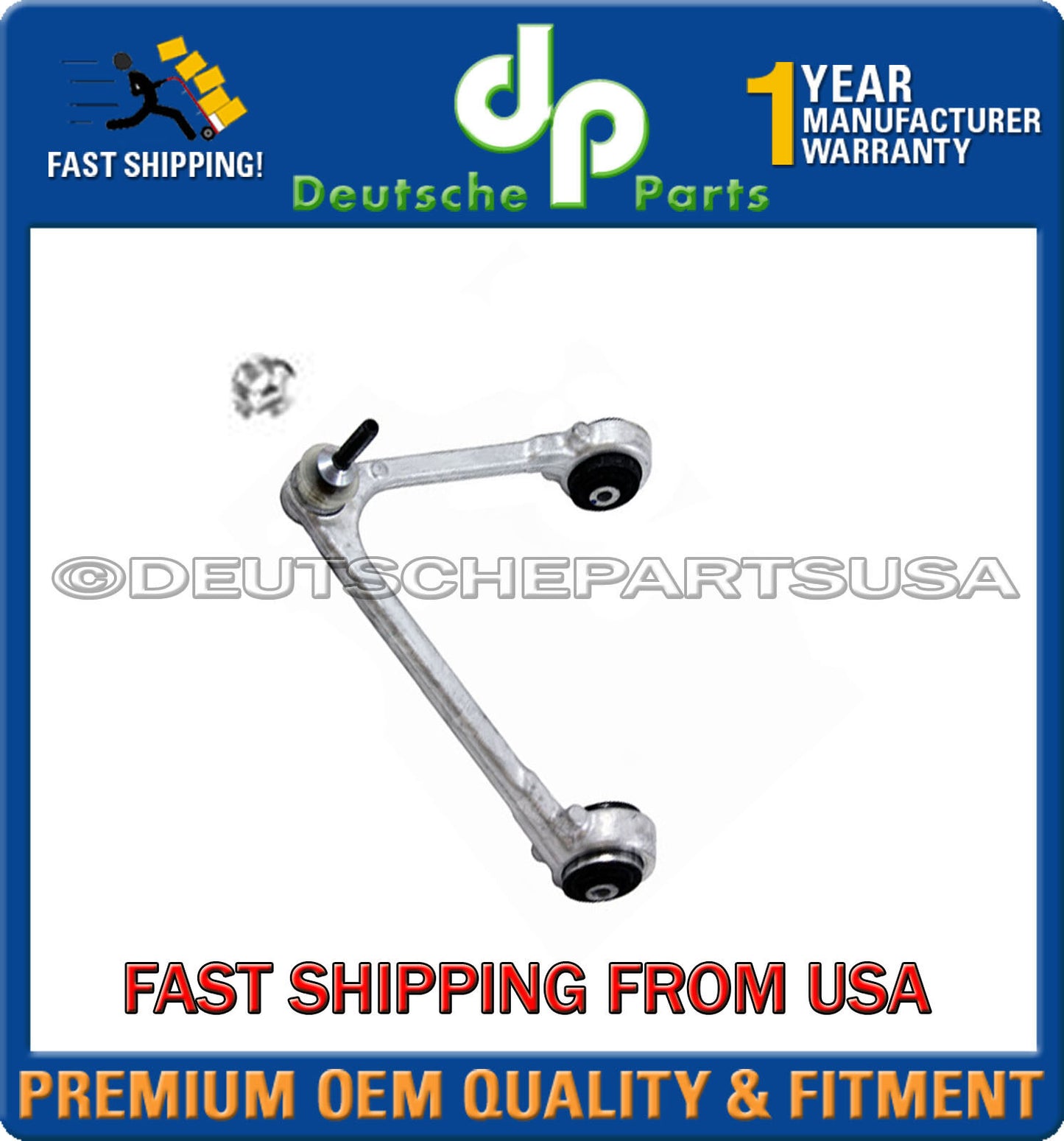 JAGUAR XJ8 XJR UPPER CONTROL ARM BALL JOINT BUSHING C2C38957 C2C 38957 LEFT