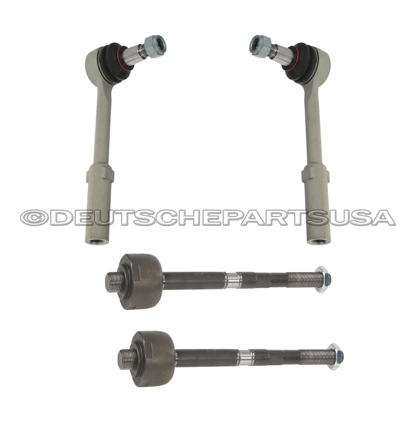 Mercedes W221 S550 S400 FRONT LEFT + RIGHT INNER + OUTER TIE ROD RODS SET 4