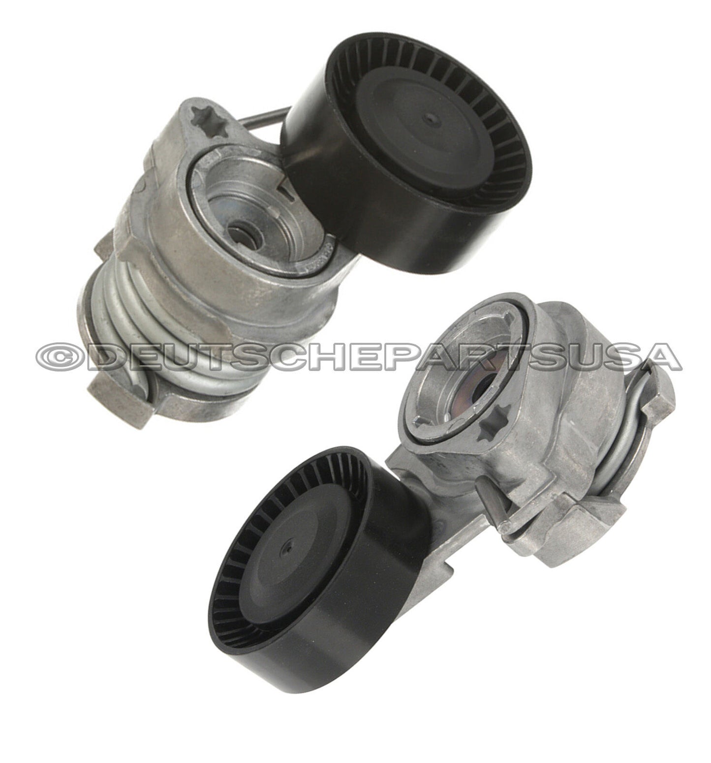 A/C Water Pump Compressor Belt Tensioner & PULLEY Set 2pc for BMW E53 E65 E66 X5