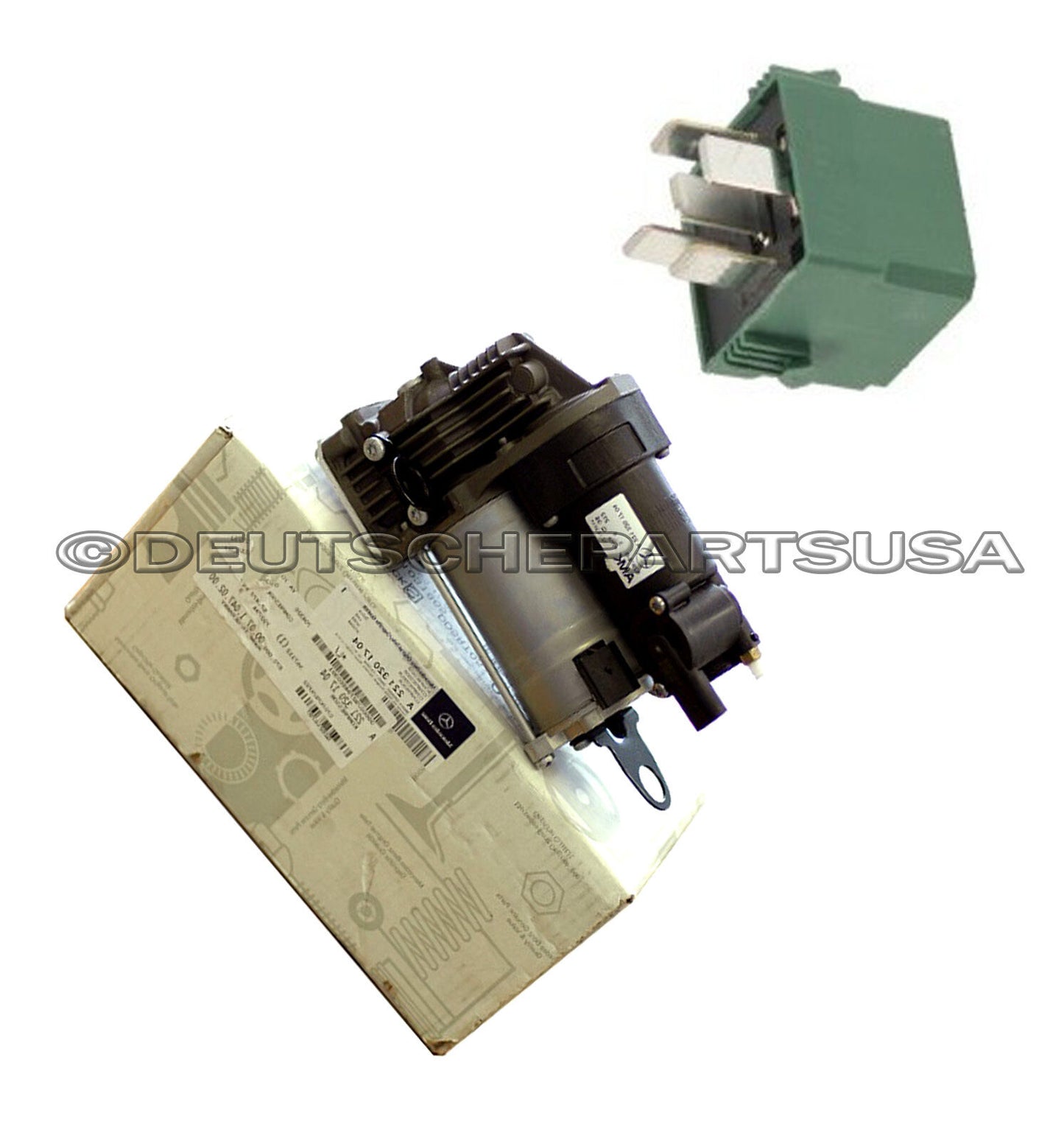 MERCEDES OE W221 W216 S CL AIR PUMP SUSPENSION COMPRESSOR + RELAY 2213201704