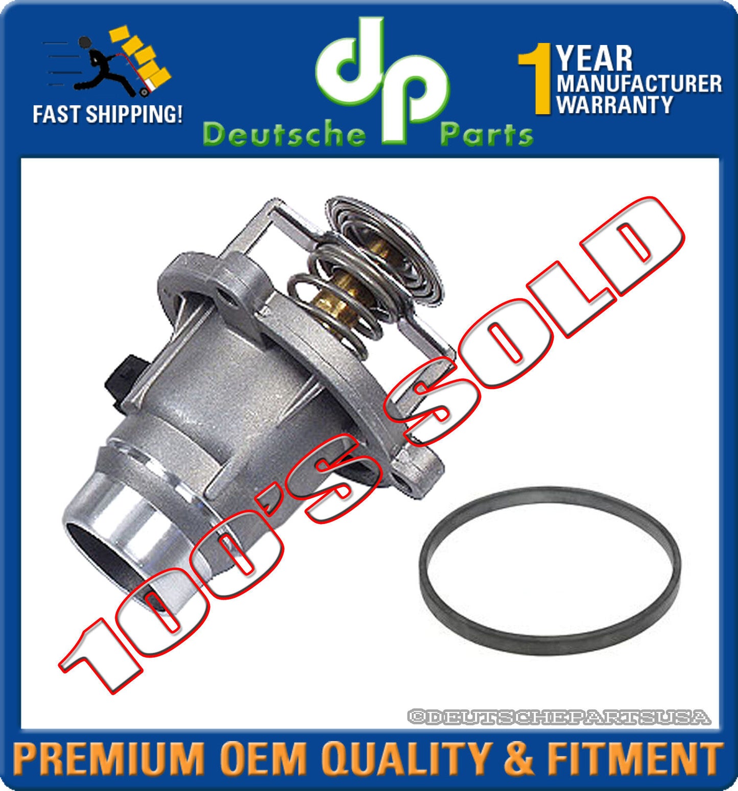 ALUMINUM THERMOSTAT for BMW X5 X6 E53 E60 E63 E64 E65 E66 E70 E71 11537586885
