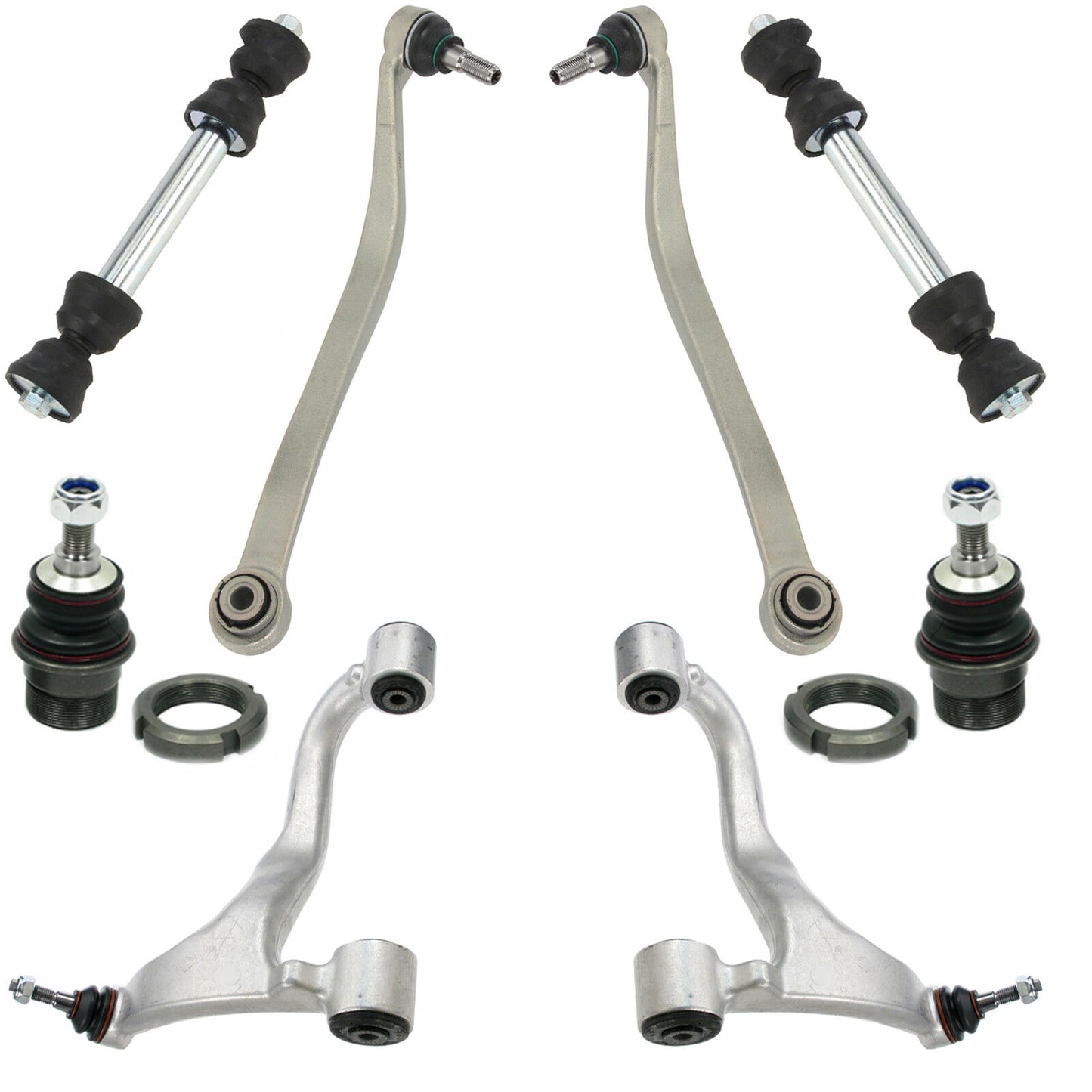 MERCEDES W163 ML Rear Control Arm Arms Ball Joint Tie Rod Rods Sway Bar Kit 8