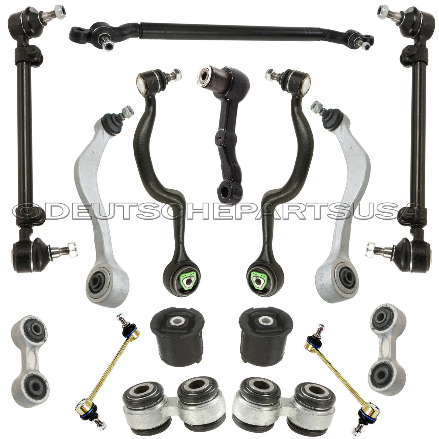 FRONT REAR Control Arm BALL JOINT JOINTS Tie Rod Kit 16 for BMW E34 525i 535i
