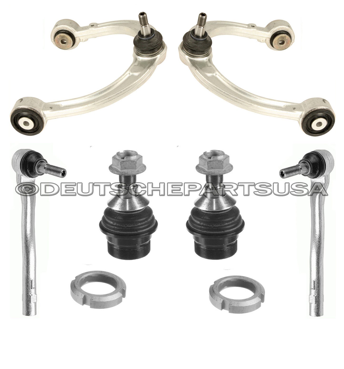 Mercedes W251 FRONT SUSPENSION Control Arm Ball Joint Joints Bushing Kit 10 Pc