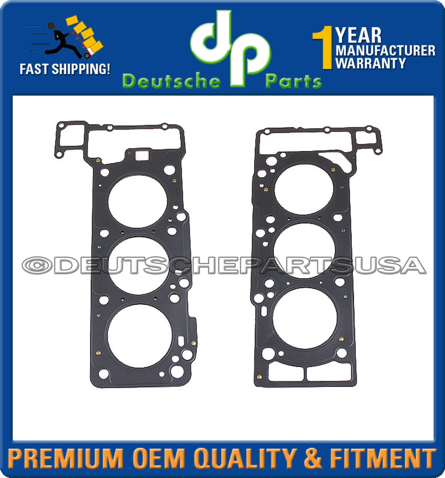 MERCEDES W210 W208 W203 W163 R171 W202 CYLINDER HEAD GASKET LEFT + RIGHT SET 2