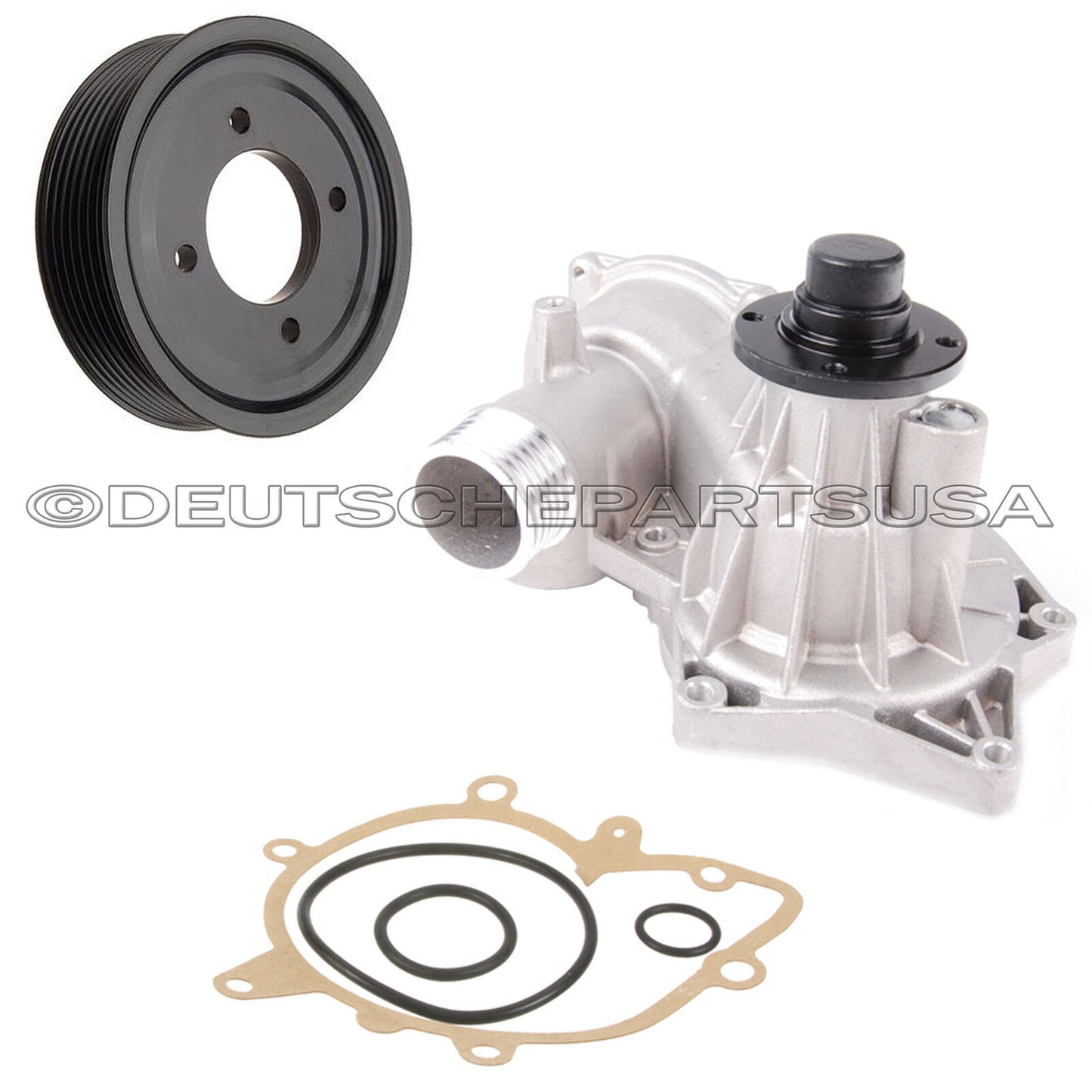 WATER PUMP METAL IMPELLER GASKET ALUMINIUM PULLEY KIT for BMW E32 E34 540i 740i