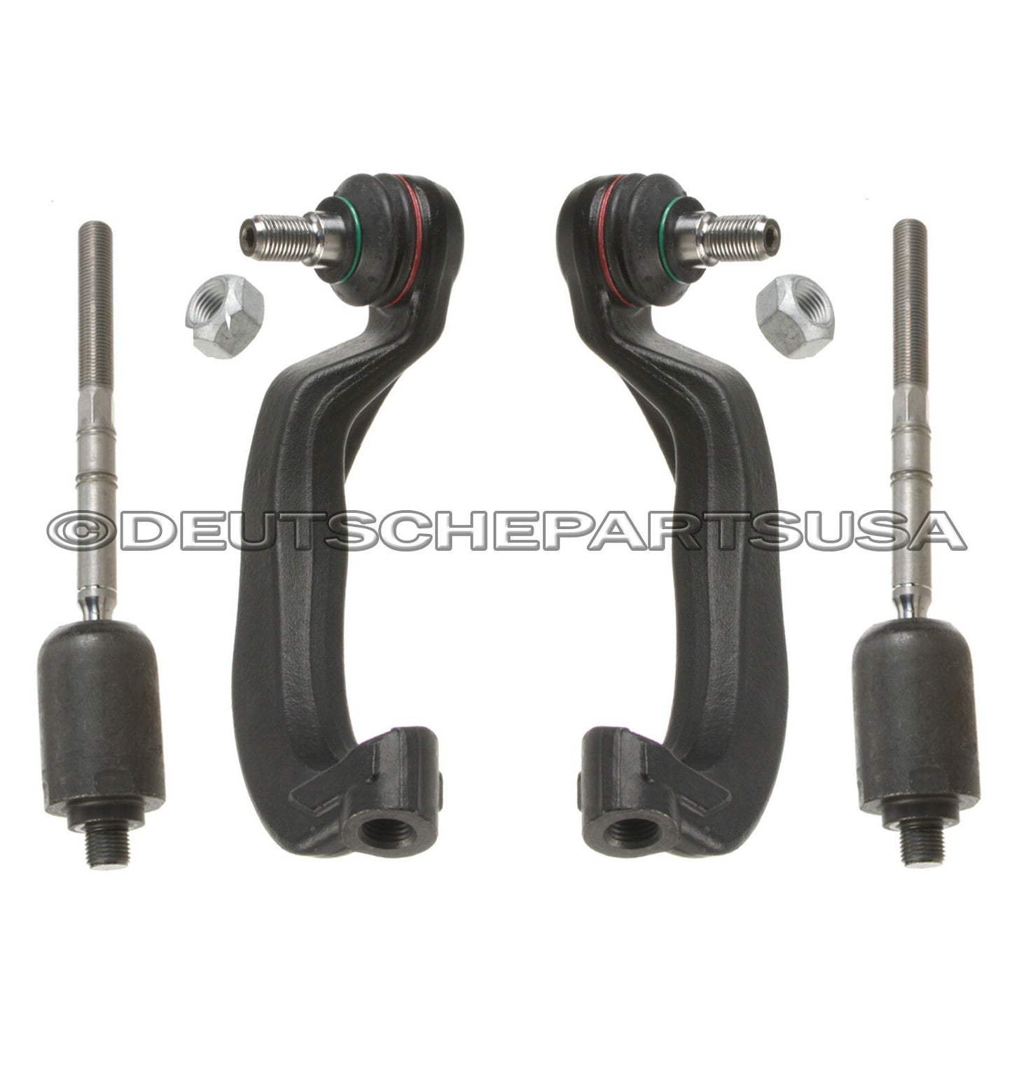 MERCEDES W220 4MATIC 4-MATIC INNER OUTER STEERING TIE ROD RODS LEFT+RIGHT KIT 4