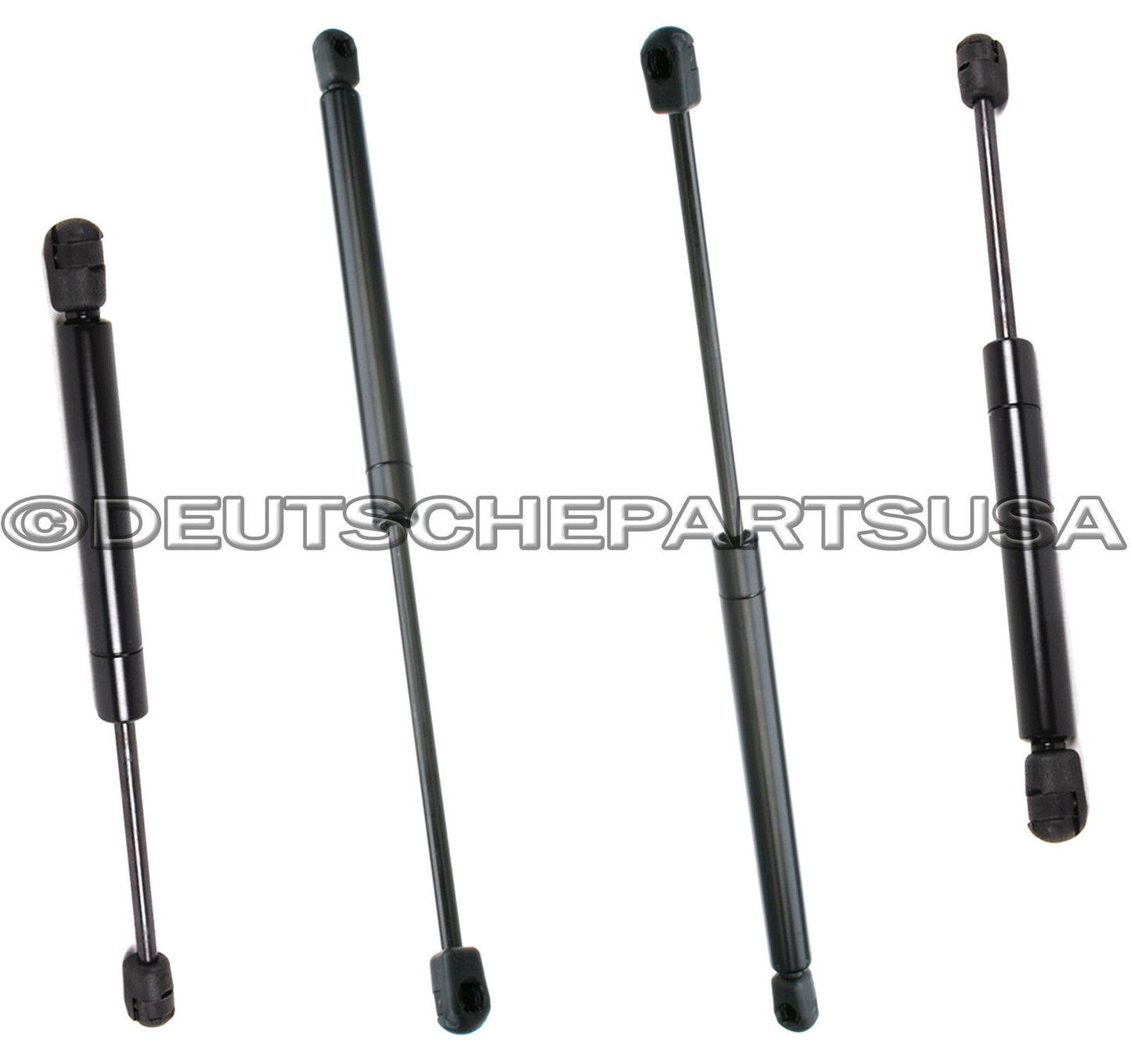 Audi TT Quattro Hood + Trunk Lift Support Struts Front + Rear L+R - Set of 4