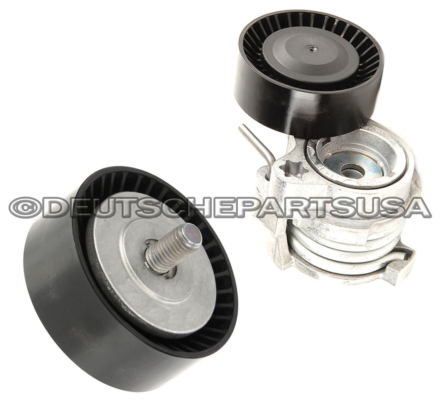 Acc Belt Tensioner + Idler Pulleys 11287549588 + 11287549557 for BMW E65 E66 SET
