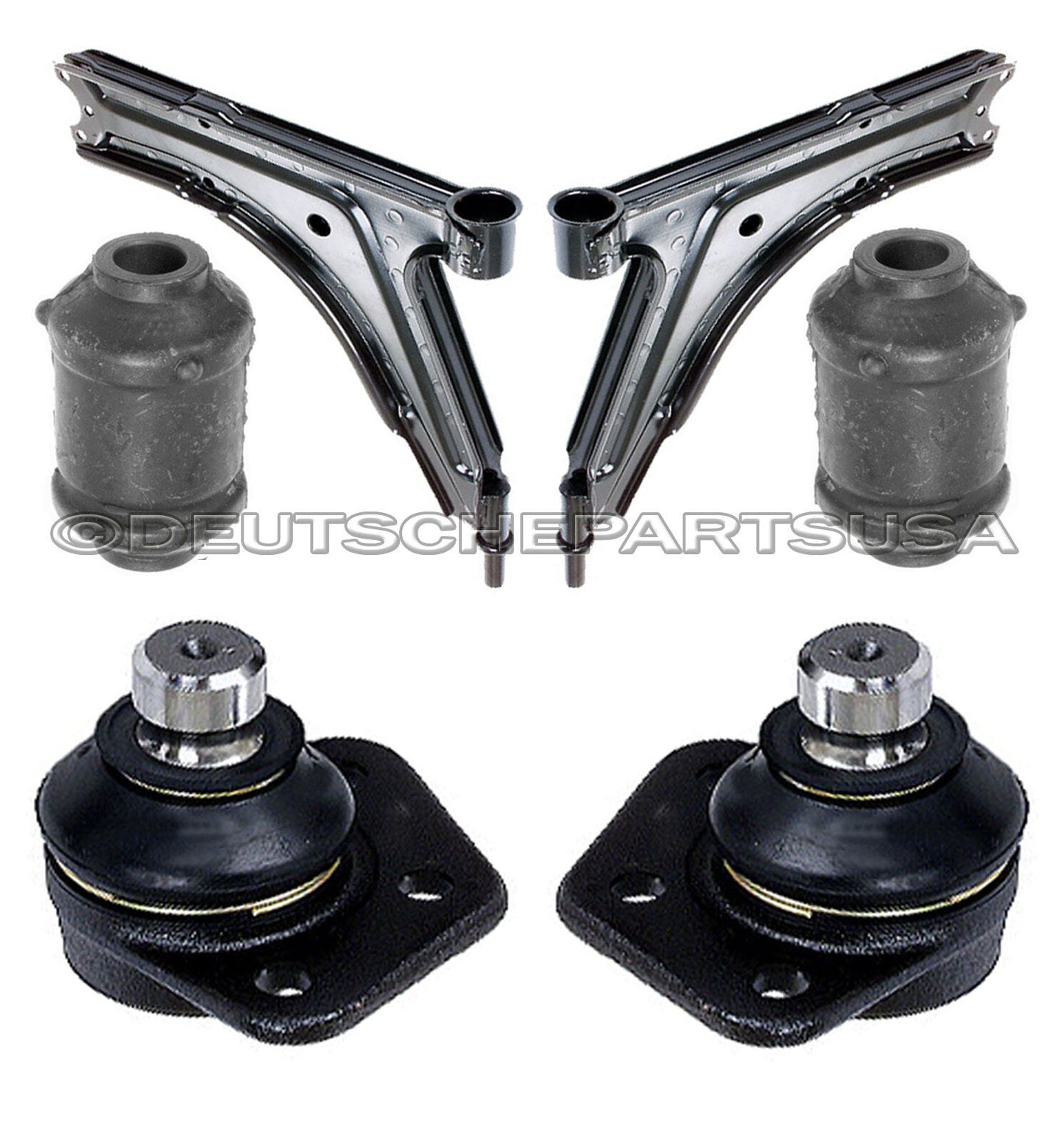 PORSCHE 924S 924 S Control Arm Arms Ball Joint Joints 171407153D + 171407365F