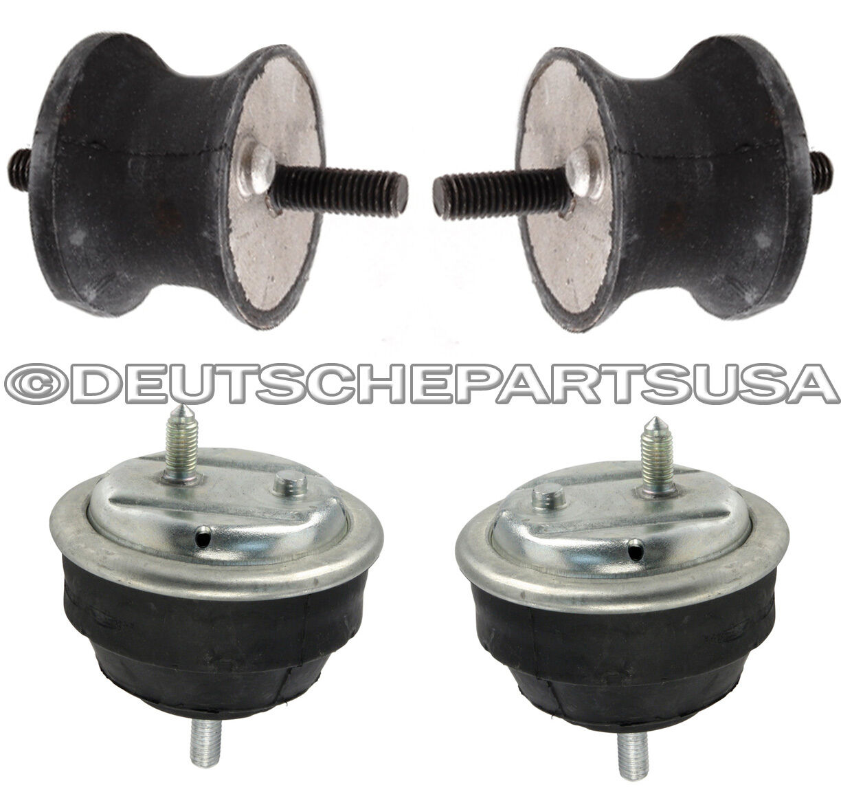 ENGINE MOTOR + TRANSMISSION MOUNT MOUNTS SET OF 4 for BMW E36 E46 LEFT + RIGHT