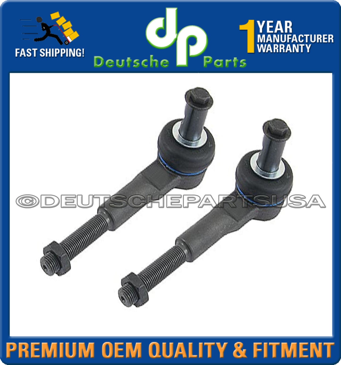 AUDI A4 A6 RS4 S4 S6 ALL METAL OUTER TIE ROD RODS HEAVY DUTY HD LEFT RIGHT 2