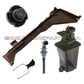 EXPANSION TANK RETAINER PLATE + CAP + SENSOR + CLIP for BMW E46 KIT 5 - MANUAL