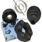 PORSCHE CAYENNE Driveshaft CENTER Support Bearing + Flex Disc + CV BOOT SET 6 Pc