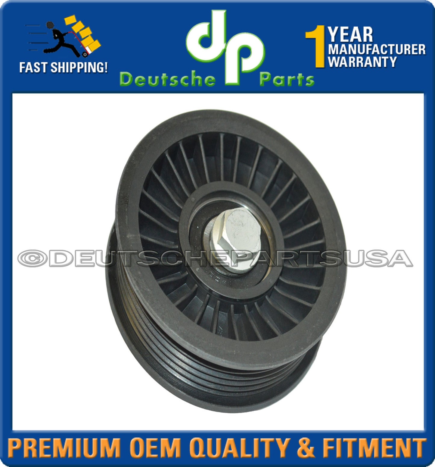 LAND ROVER LR4 RANGE ROVER SPORT DRIVE BELT IDLER PULLEY 90MM LR035544