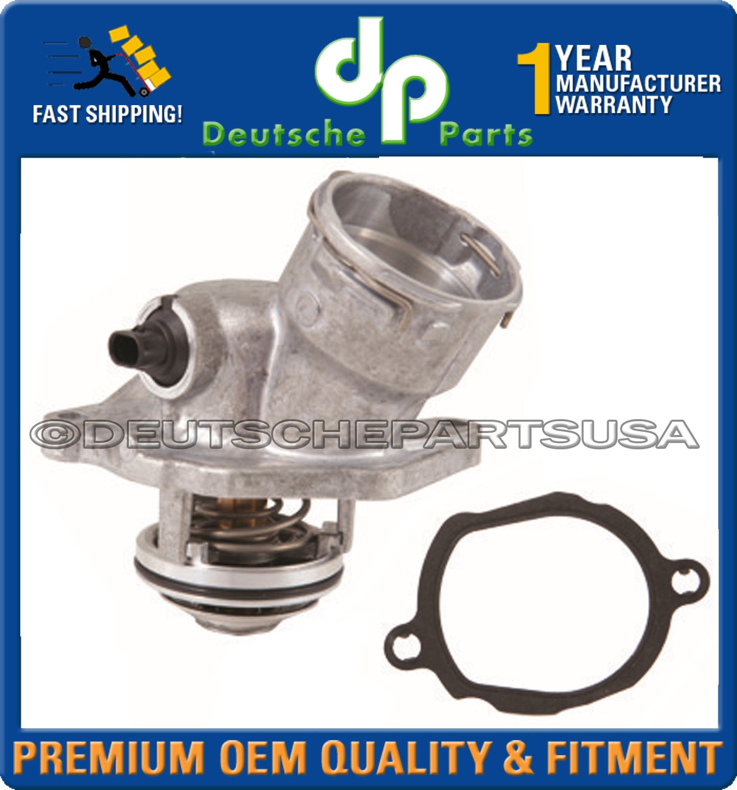 MERCEDES W164 W203 W209 R171 W211 ENGINE COOLANT THERMOSTAT + HOUSING 2722000115