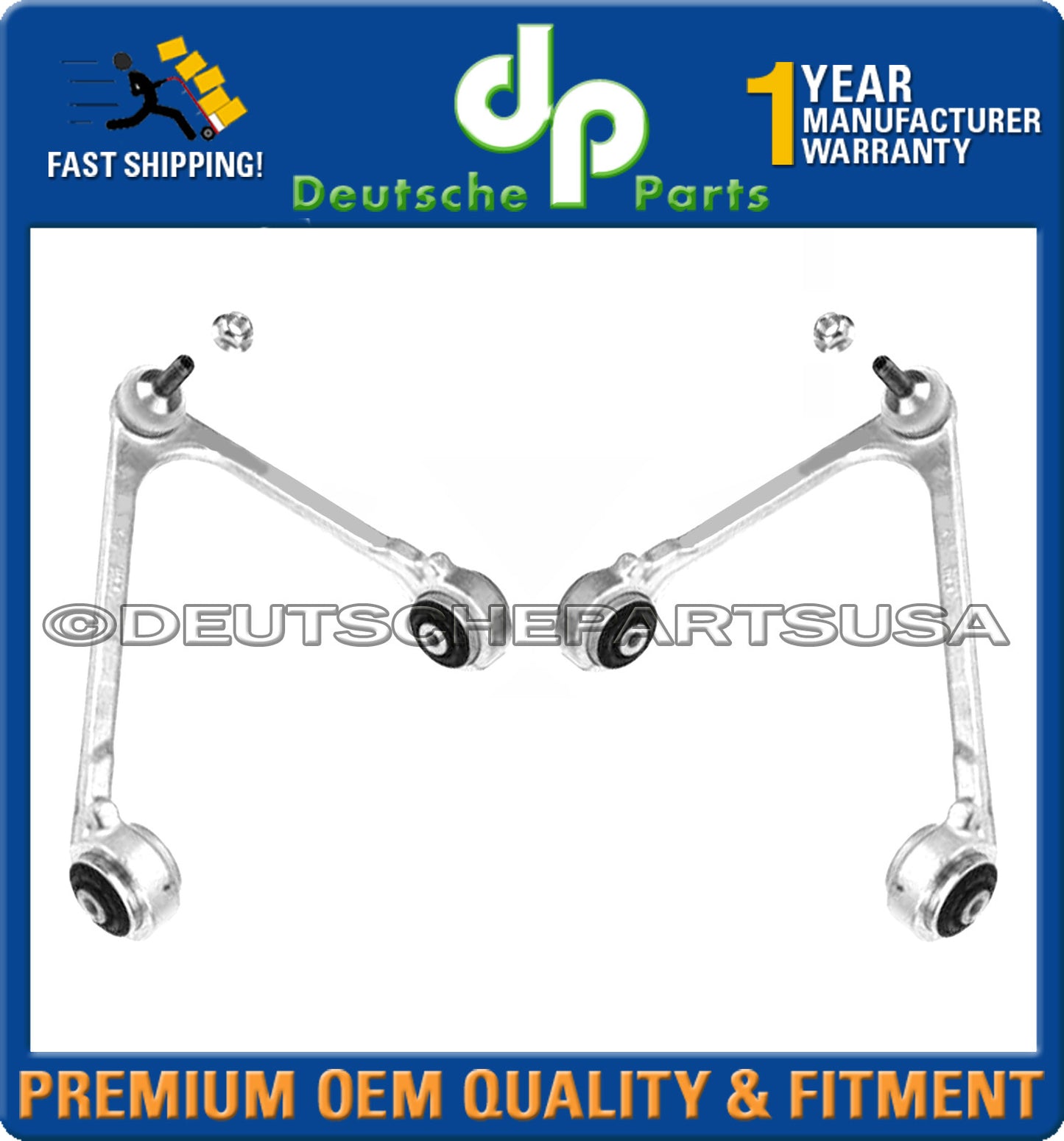 JAGUAR S-TYPE XF UPPER CONTROL ARMS BALL JOINT BUSHING XR857652 + XR857079 SET