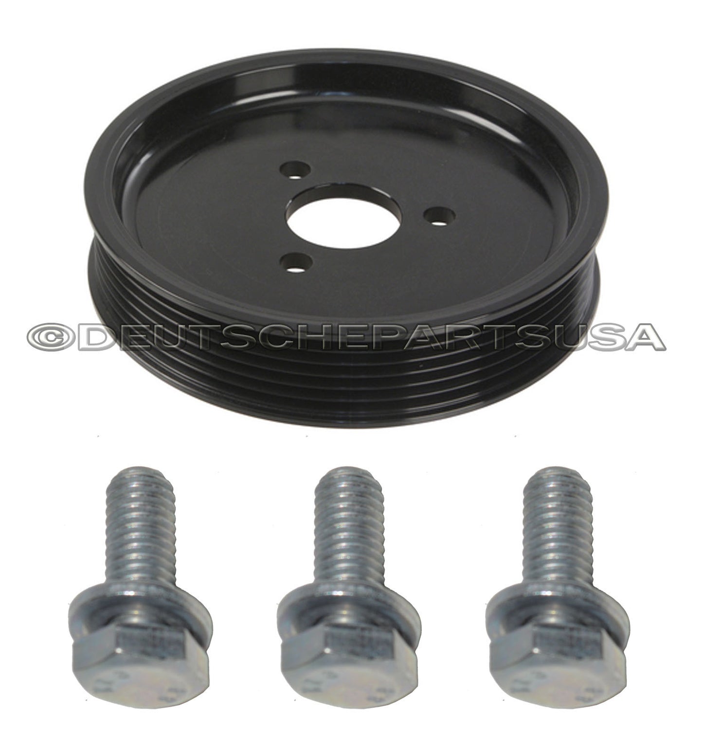 Power Steering Pump ALUMINUM Pulley & BOLTS for BMW E46 E39 X5 325i 330i 323i