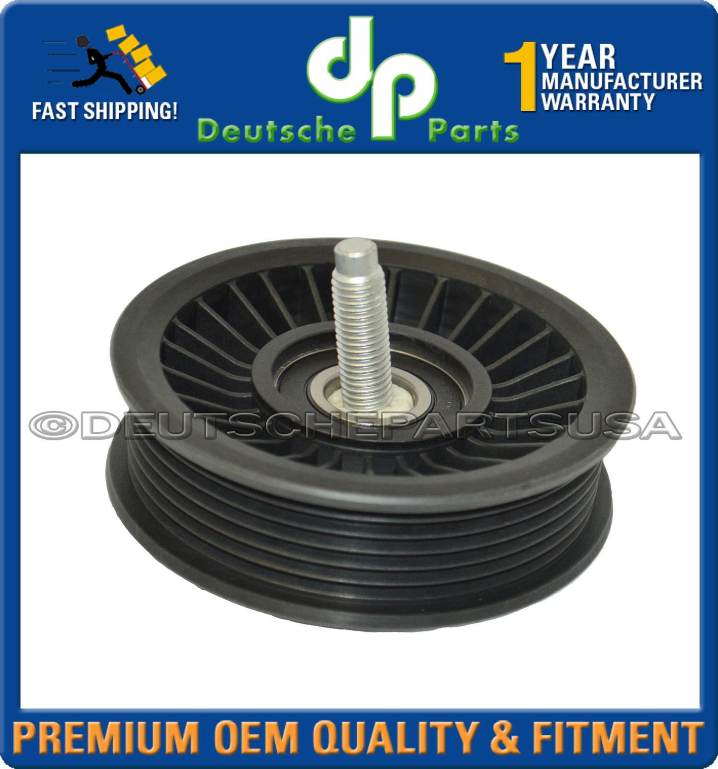 LAND ROVER LR4 RANGE ROVER SPORT DRIVE BELT IDLER PULLEY 90MM LR035544