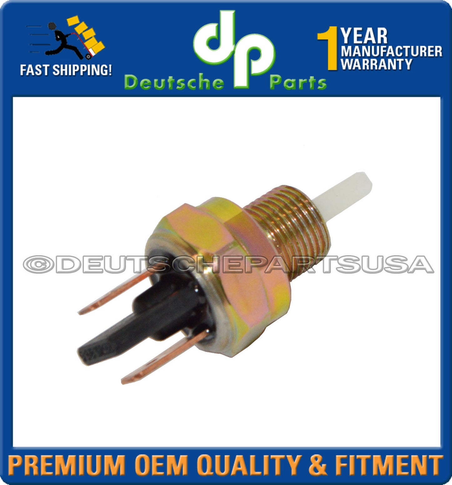 90161311501 Porsche Brake Light Switch on Master Cylinder (2 Pole Connection)