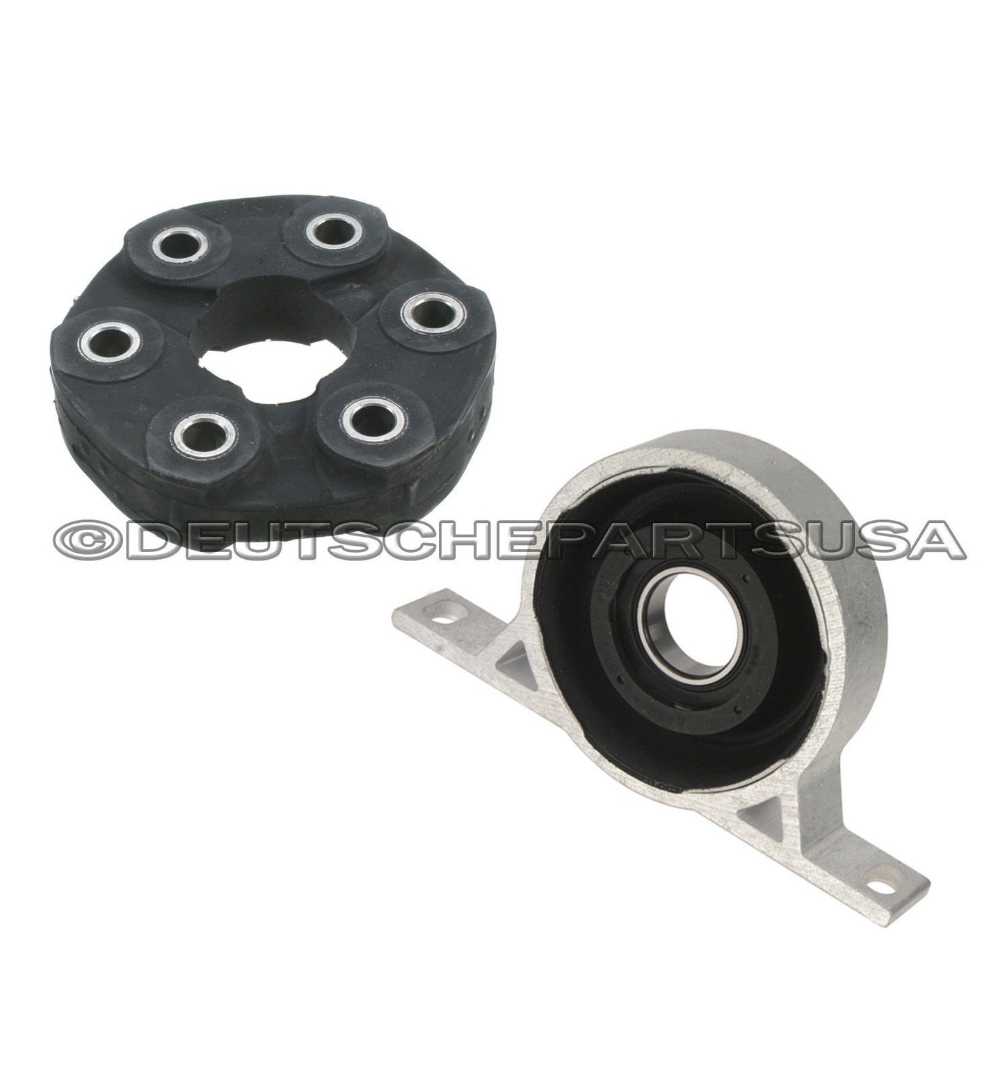 CARDAN Driveshaft Flex Disc Joint GUIBO + CENTER Support Bearing for BMW E83 X3