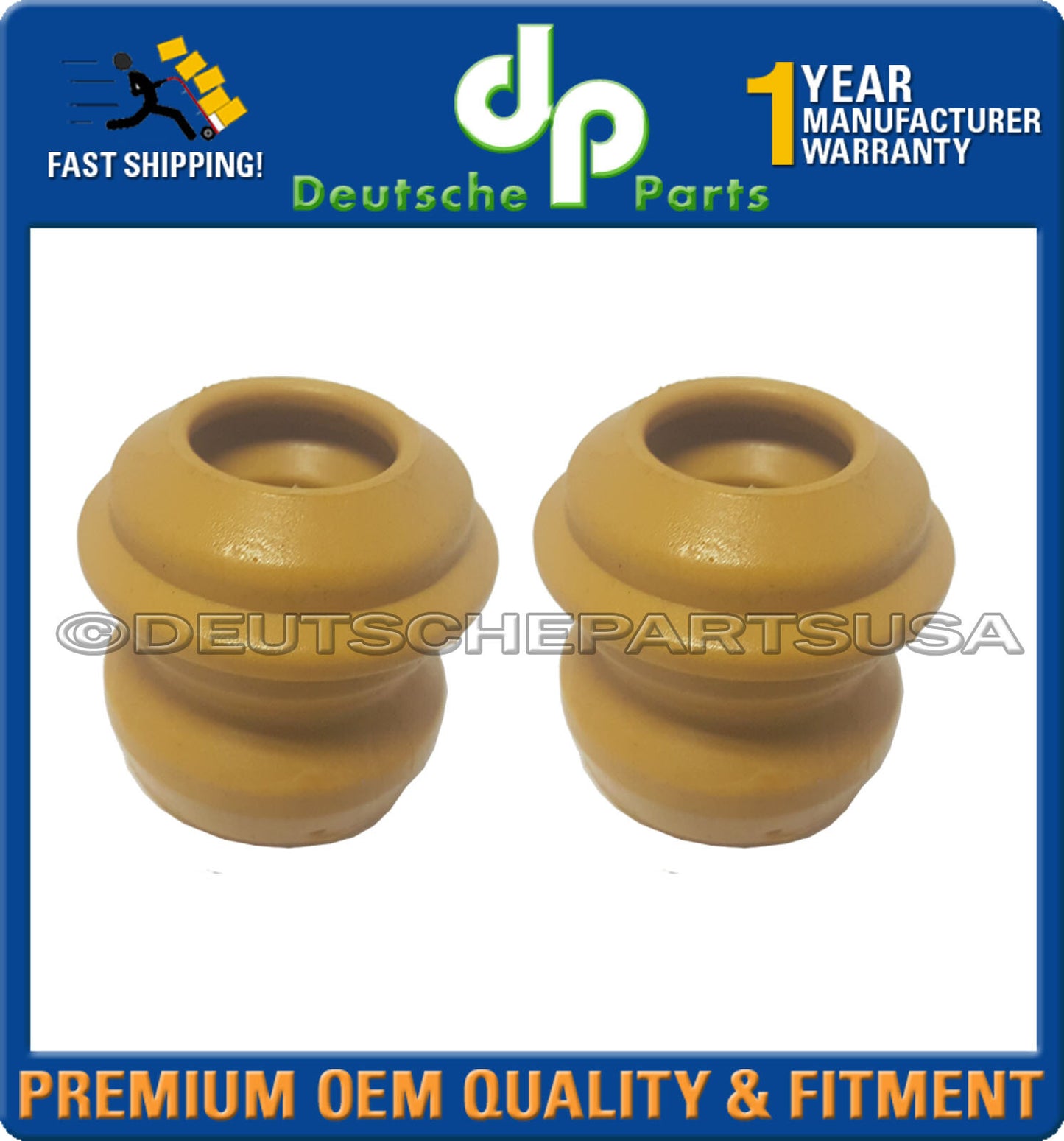 Porsche 986 Boxster FRONT REAR Strut Shock Mount Bump Stop Stops L+R Set 4