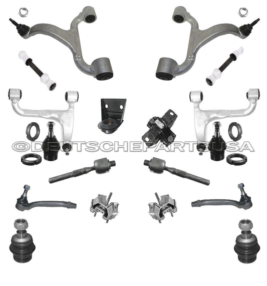 Mercedes W163 ML Control Arm Ball Joint Bushing Engine Trans Mounts Tie Rod Kit