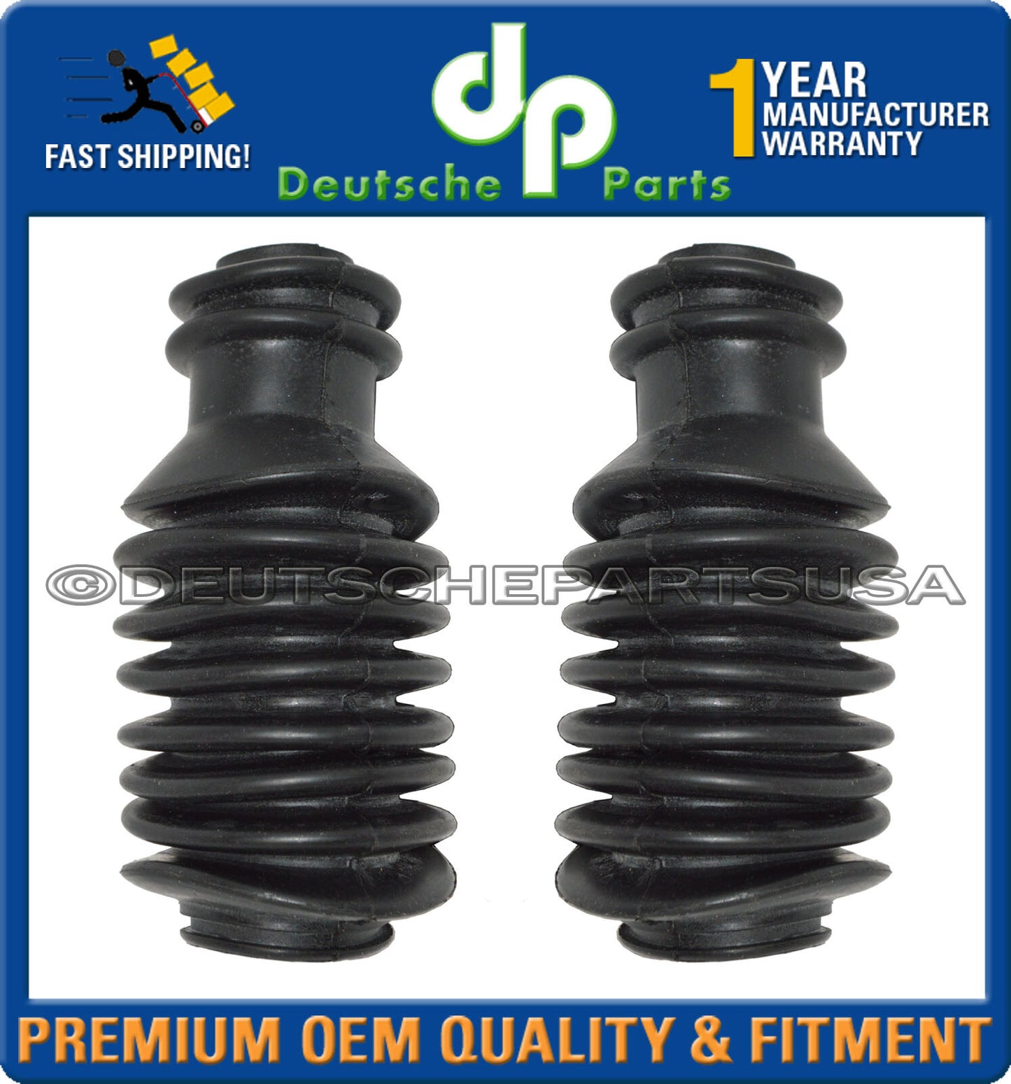 For Porsche 928 Steering Rack Boot 928 347 191 03 92834719103 Set of 2