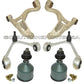 JAGUAR S TYPE Front Control Arm Arms Ball Joints Tie Rod Rods SUSPENSION KIT 12