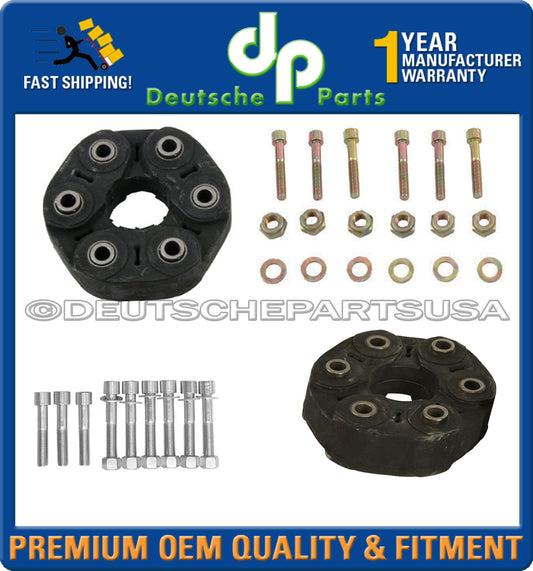 MERCEDES Benz W203 W211 Front+Rear Driveshaft Flex Disc Joint 4Matic Set of 2