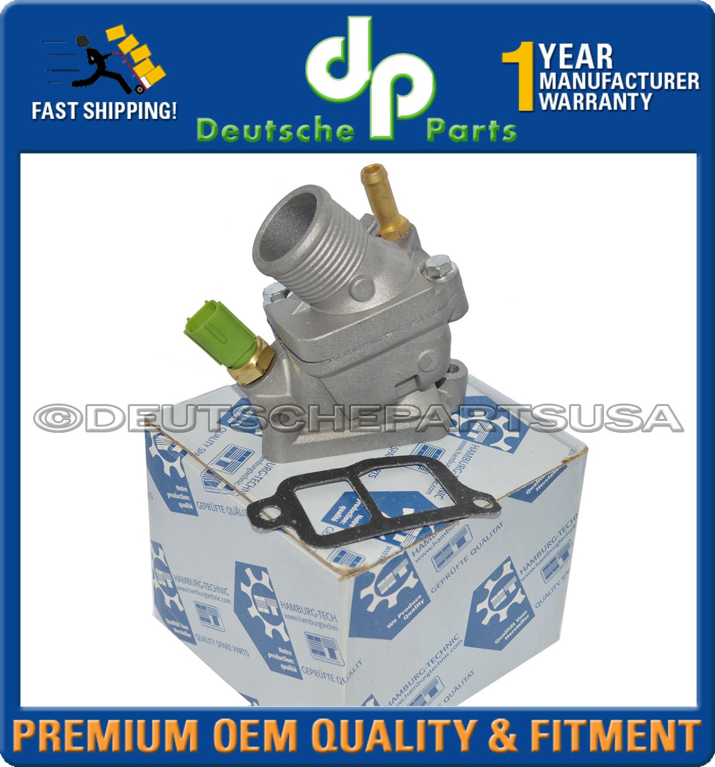 Volvo S60 S80 V70 C70 XC70 XC90 ENGINE THERMOSTAT + SENSOR  + GASKET 31293698