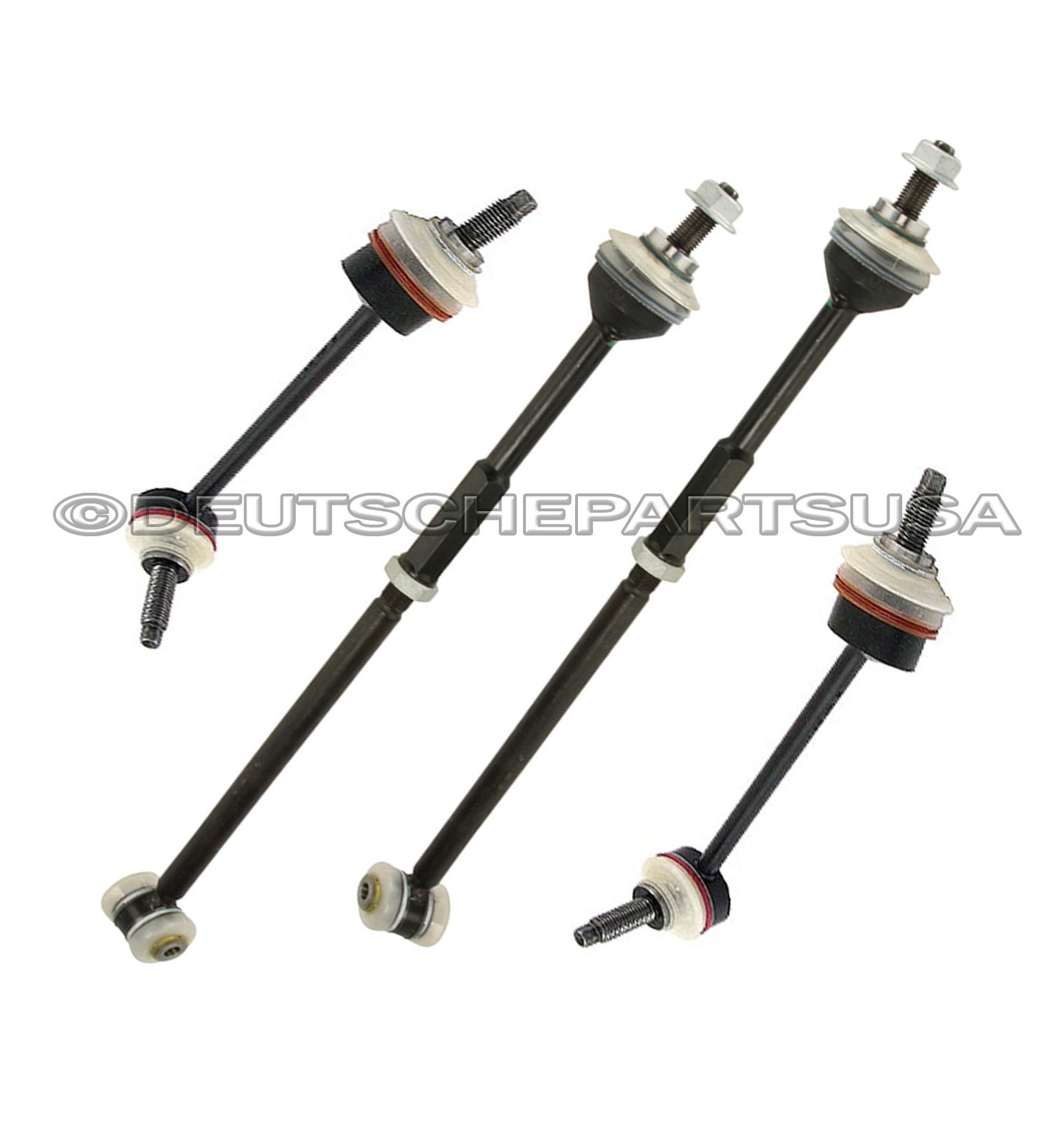 JAGUAR S-TYPE XK XKR REAR TORQUE TOE TIE ADJUSTMENT LINK RODS+ Sway Bar Links 4