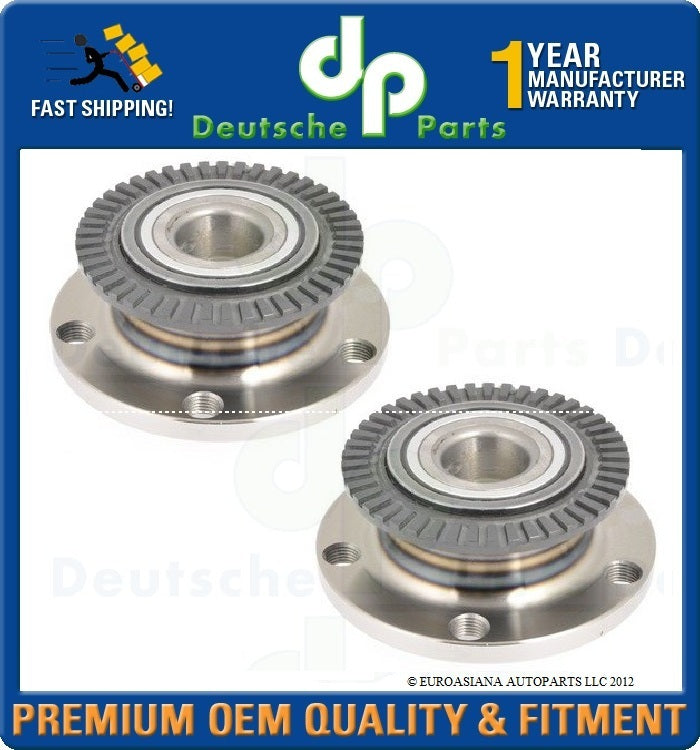 AUDI A4 REAR Left Right Wheel Hub Hubs With Bearing Bearings Assembly SET 2 PCS