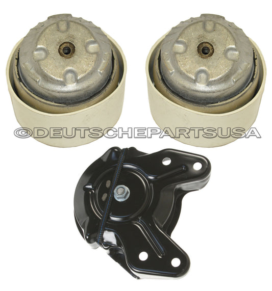 ENGINE MOTOR TRANSMISSION MOUNT MOUNTS for MERCEDES W203 C320 C240 4MATIC SET 3