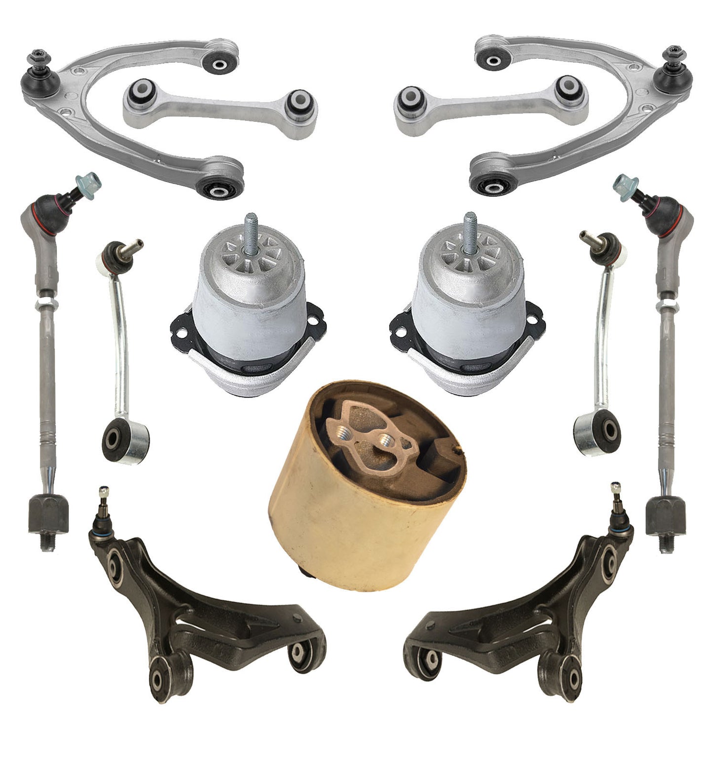 VW TOUAREG Control Arms Ball Joint Joints ENGINE TRANS MOUNT SUSPENSION Kit 13