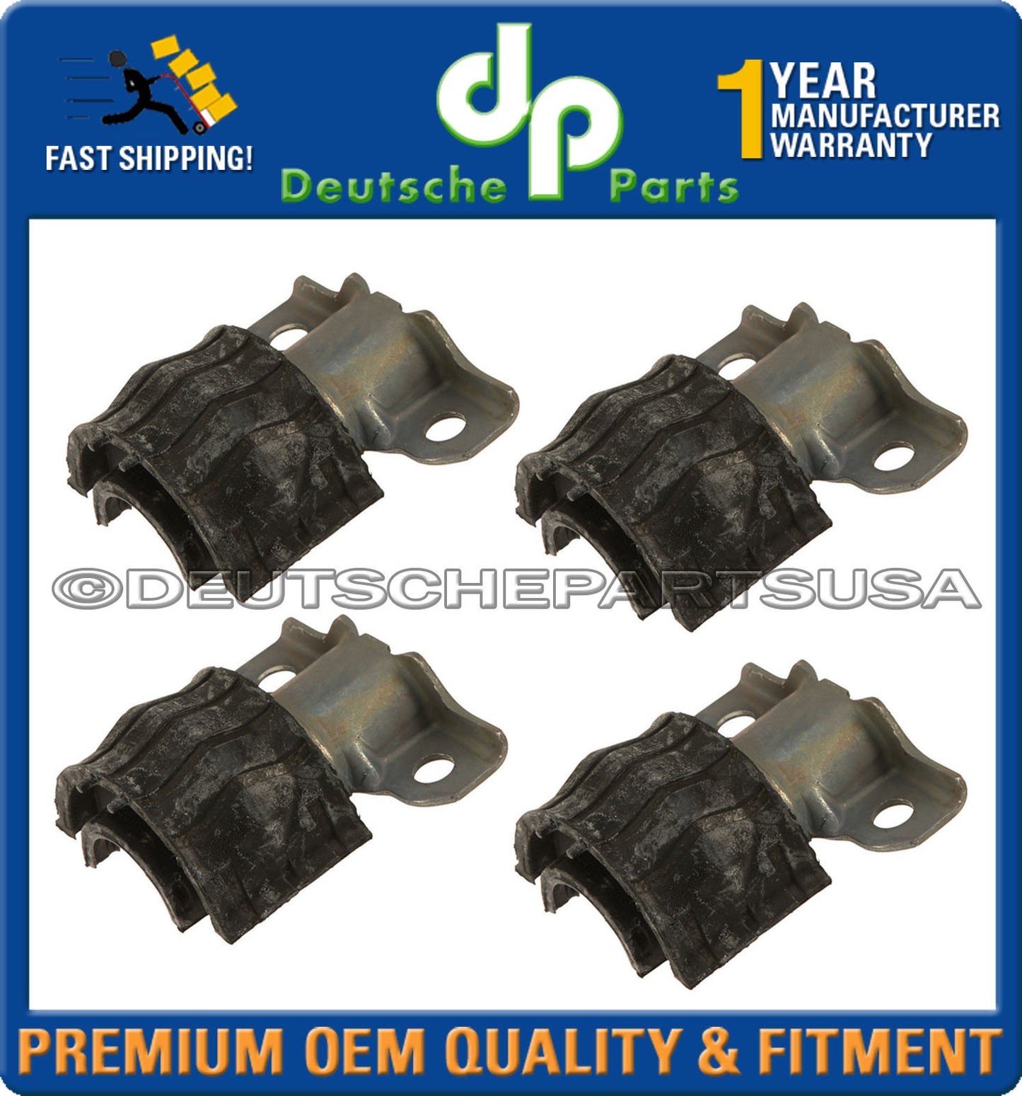 Front Suspension SWAY STABILIZER BAR Bushings for Mercedes W164 GL ML SET 4