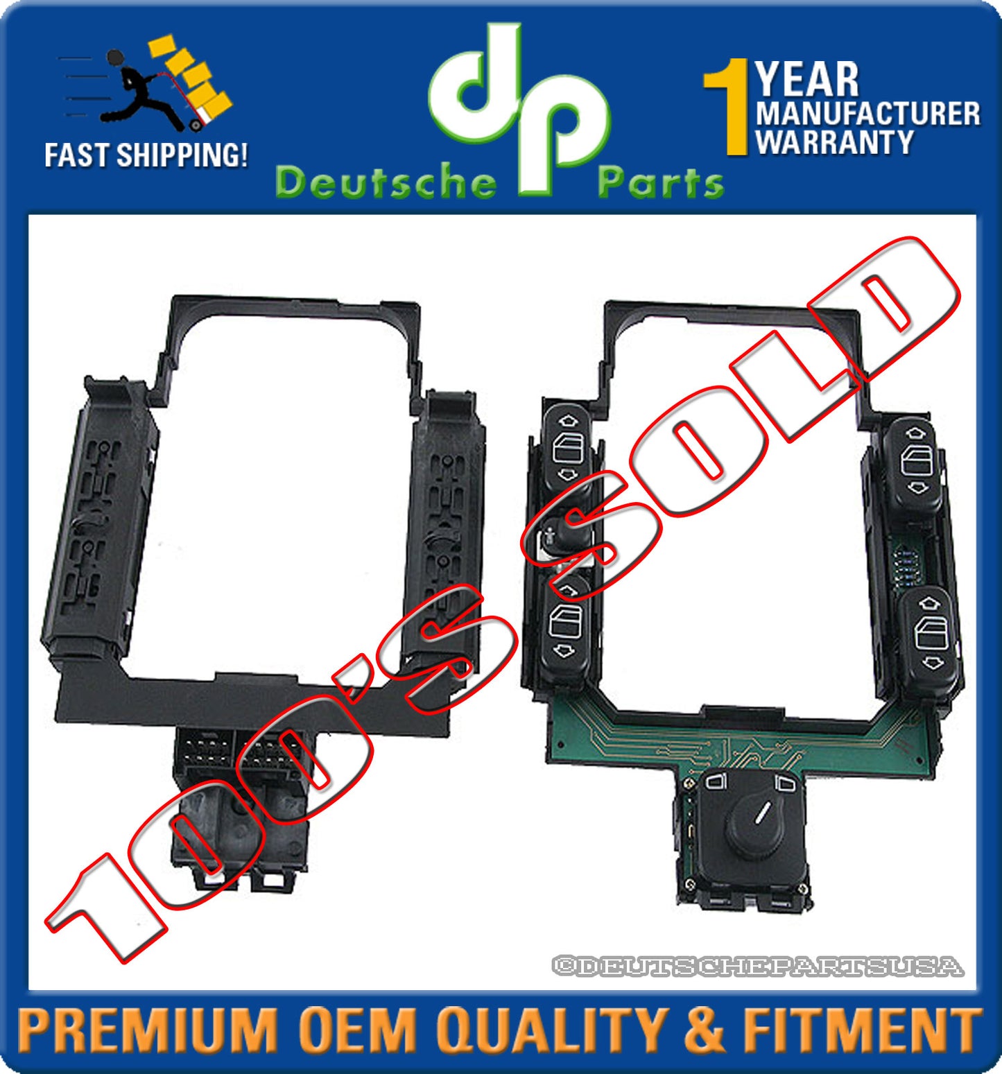 MERCEDES W210 320 E320 E420 DOOR WINDOW MIRROR SWITCH ASSEMBLY 210 820 01 10