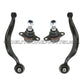 FRONT UPPER THRUST CONTROL ARMS TENSION STRUT + BALL JOINTS SET 4 for BMW E53 X5