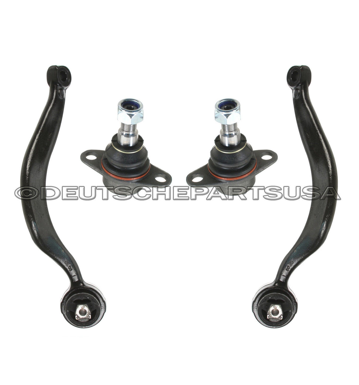 FRONT UPPER THRUST CONTROL ARMS TENSION STRUT + BALL JOINTS SET 4 for BMW E53 X5