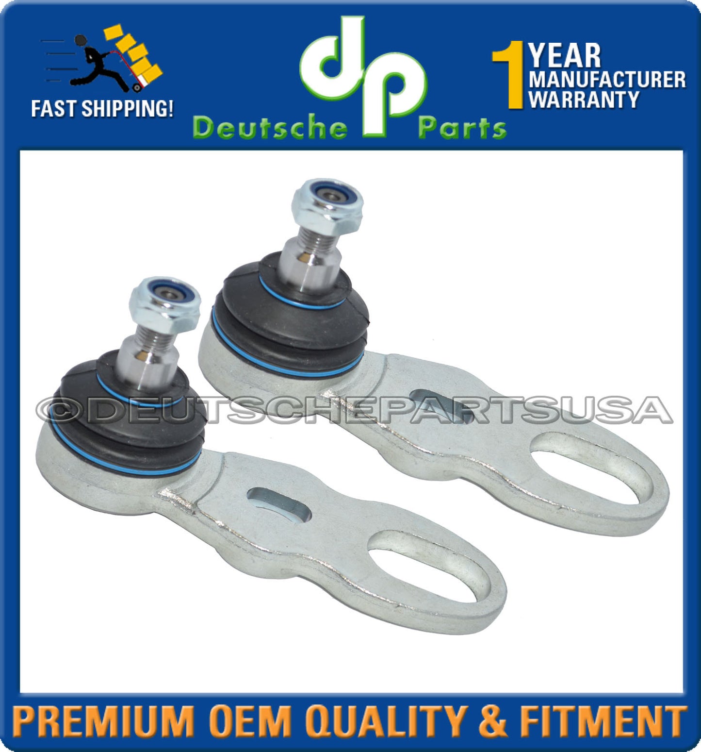 Porsche 928 Front Lower Ball Joints L+R 92834104912 928 341 049 12 Set of 2