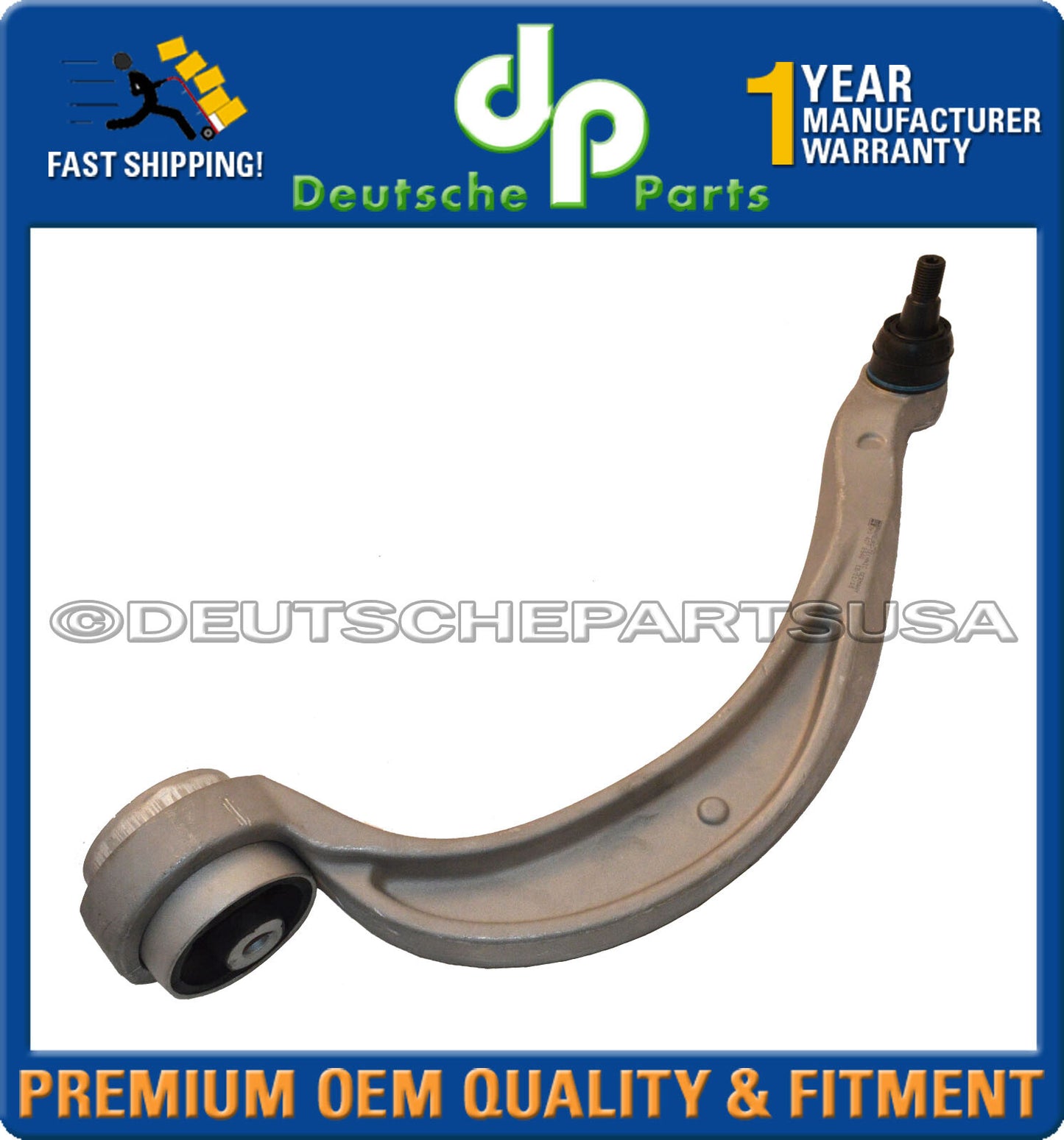 Porsche Macan Front UPPER LOWER Forward Rearward Control Arms Ball Joints Set 8