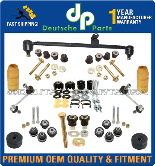 Mercedes R107 350SL Subframe Control Arm Bushing Drag LInk SUSPENSION KIT 13pc