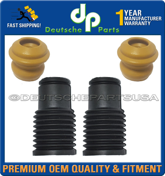 PORSCHE 986 BOXSTER REAR STRUT SHOCK MOUNT BUMP STOPS DUST BELLOWS L+R SET OF 4