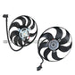 VOLKSWAGEN GOLF JETTA AUDI TT QUATTRO AUXILIARY FAN ASSEMBLY LEFT + RIGHT KIT