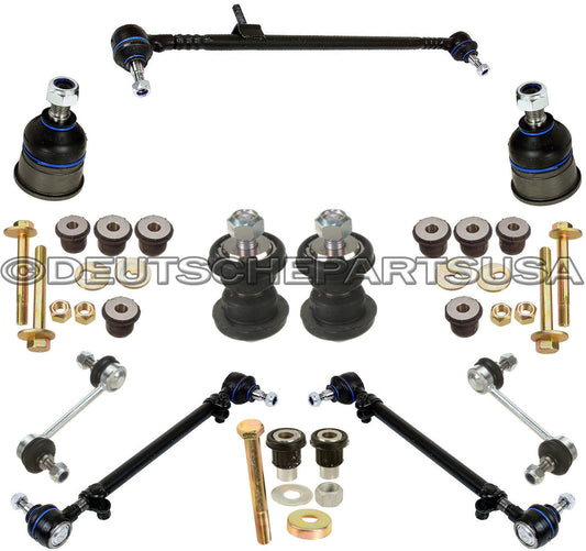 MERCEDES W115 230 250 220 280 SWAY BAR DRAG LINK TIE ROD BALL JOINT BUSHING KIT