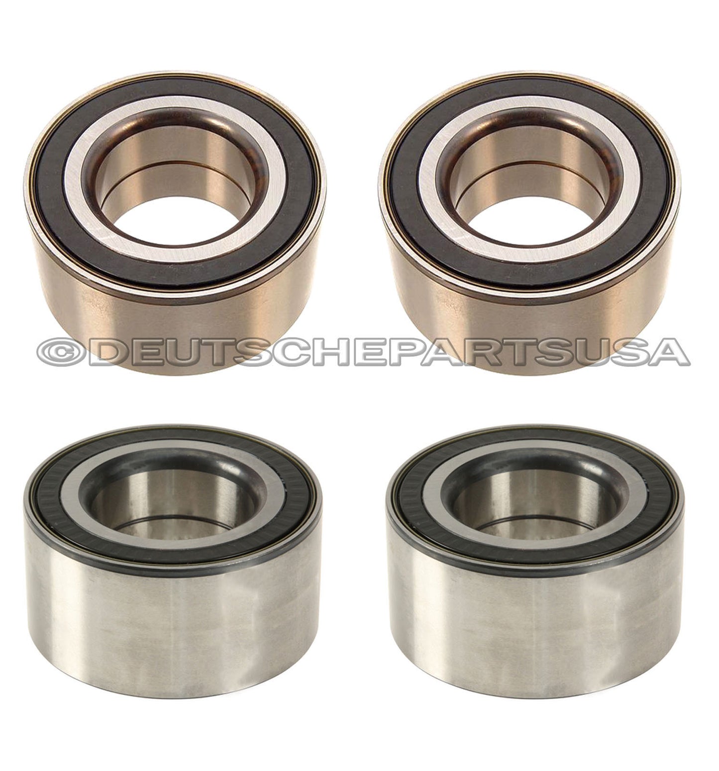 Front + Rear Wheel Bearing Bearings LEFT + RIGHT for BMW E83 X3 SET 4